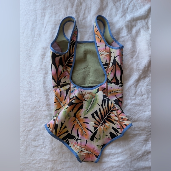 Billabong Reversible Colorblock One-Piece Swimsuit / Surfsuit - Picture 3 of 4